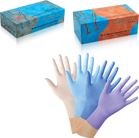 Smooth Surface Powdered Latex Examination Gloves